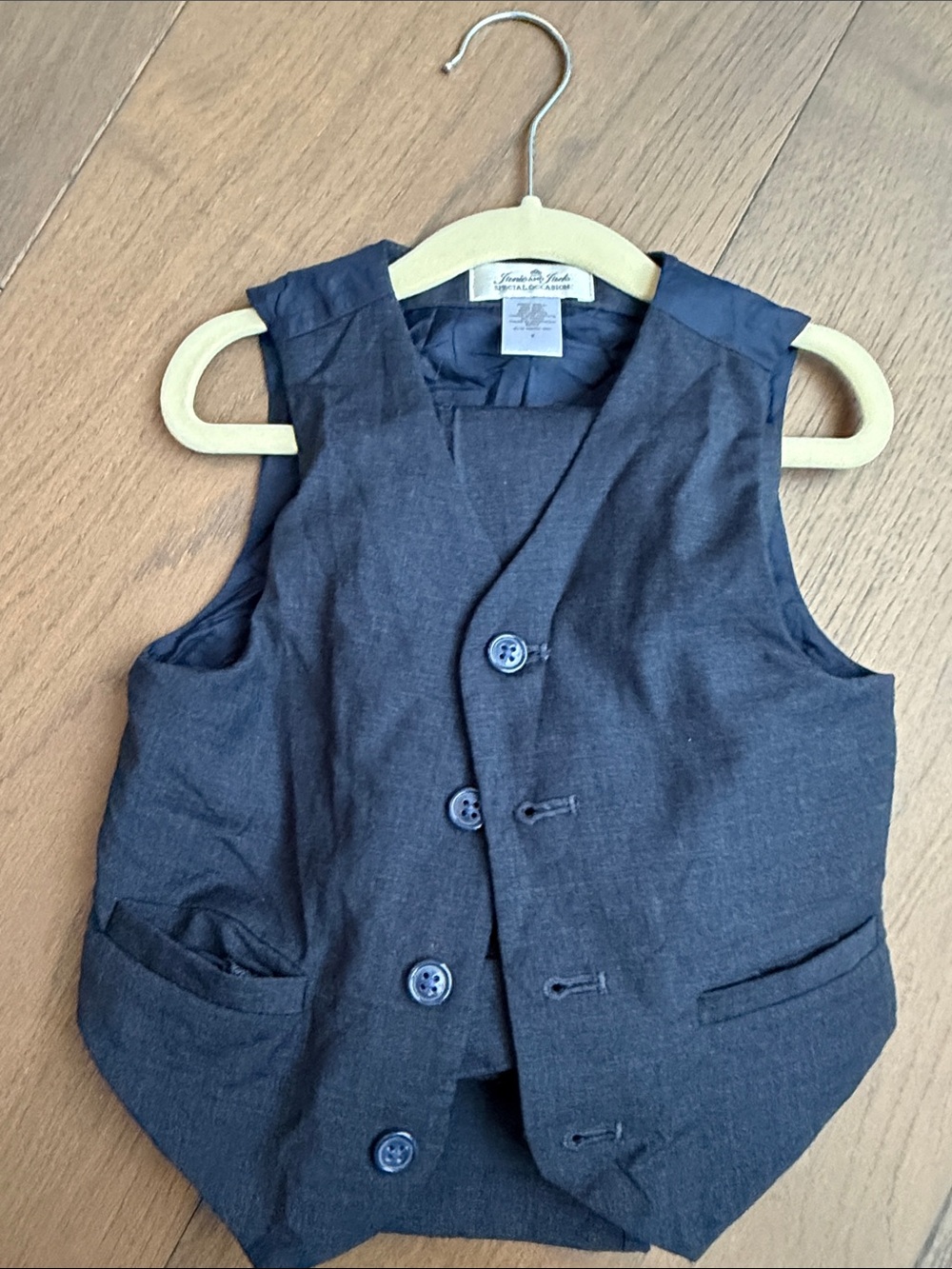 Janie and Jack Navy Blue Boys Dress Vest